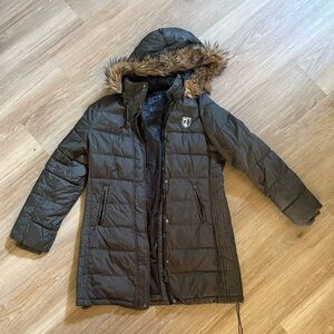 American Eagle Outfitters black Puffer Jacket